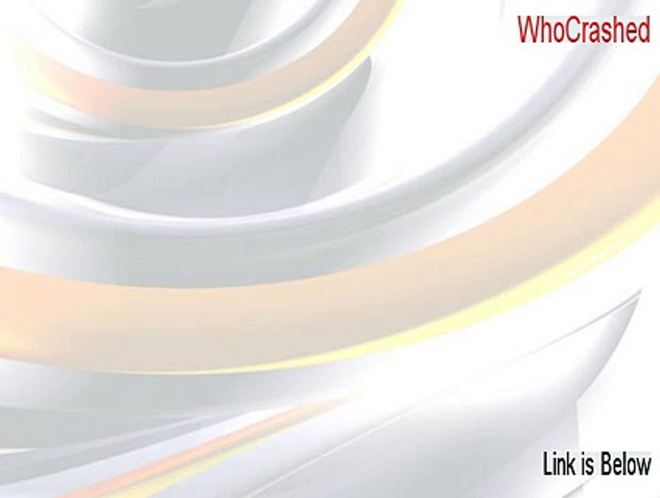 WhoCrashed Download [Instant Download 2015]