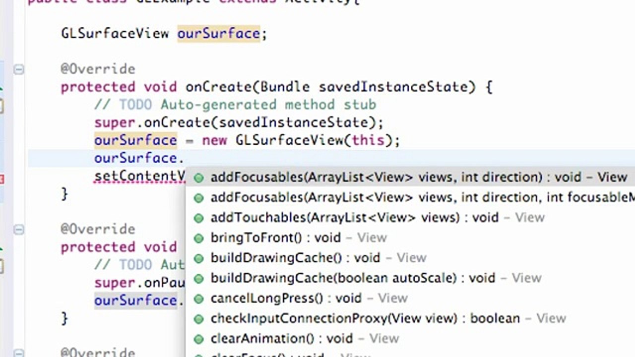 Android Application Development - 169 - OpenGL Renderer Basics