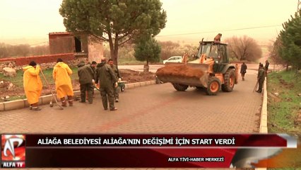 Aliağa Belediyesi Aliağa'nın değişimi için start verdi