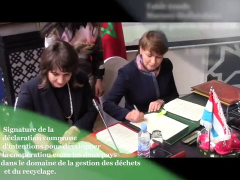 Table ronde Maroco-Hollandaise sur la gestion des déchets - Signature de la déclaration