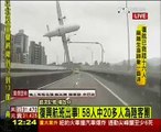 Les images du crash d'avion à Taïwan (TransAsia)