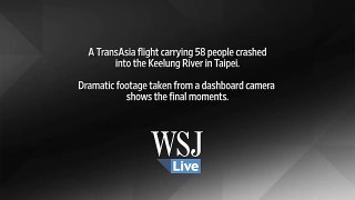 TransAsia Flight Crashed Driver Captures Moment