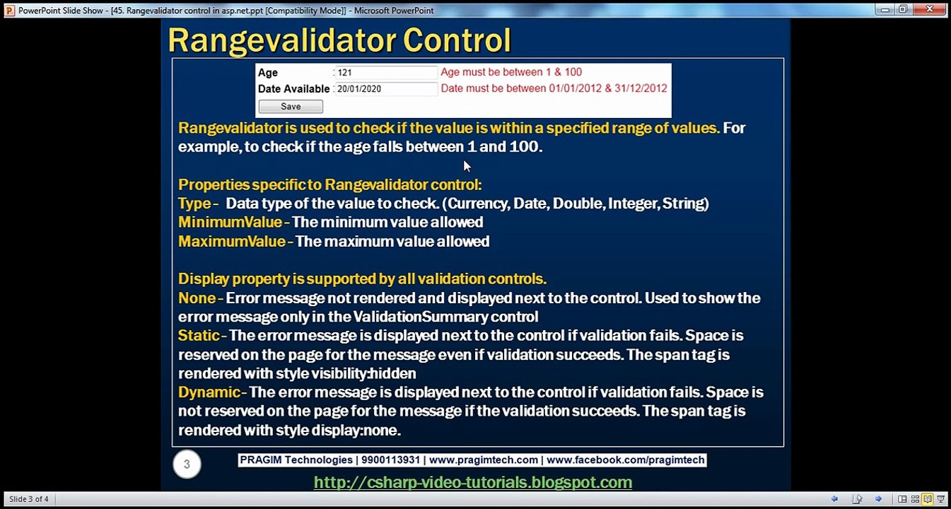 Active-Server-Pages-Asp-Rangevalidator-control-in-aspnet-Step-by-Step-Lesson-45