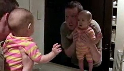 Baby Sees Mirror for First Time