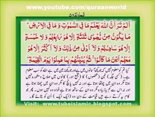 Tilawat Quran With Urdu Translation Chapter Para 28