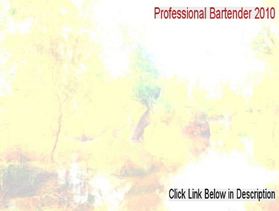 Professional Bartender 2010 Download Free (Download Now 2015)
