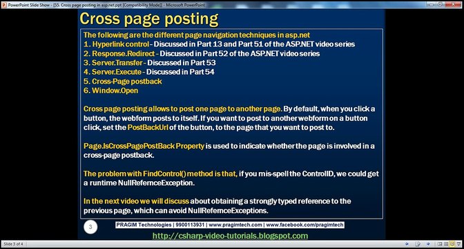 Active-Server-Pages-Asp-Cross-page-posting-in-aspnet-Step-by-Step-Lesson-55