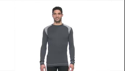 Smartwool Midweight Crew Neck Shirt Black - Trendzmania.com Free Shipping BOTH Ways
