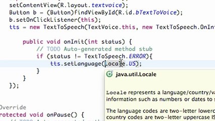 Android Application Development - 188 - Set Language and Speak
