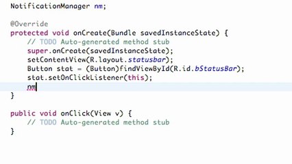 Android Application Development - 189 - Notifiying Status Bar