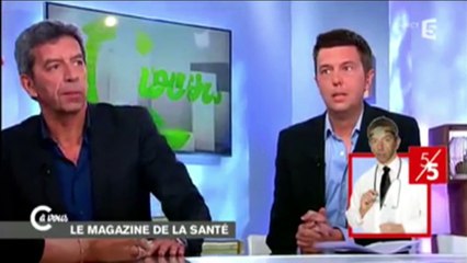 Patrick Cohen secouru par Michel Cymès après un malaise dans "C à vous"