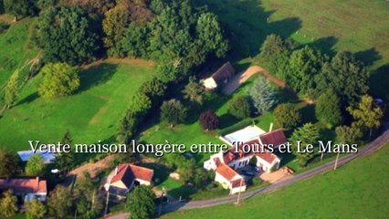 Achat / vente longère avec piscine entre Tours et le Mans entre particuliers, IMMOFRANCE INTERNATIONAL, clientèle nationale et internationale