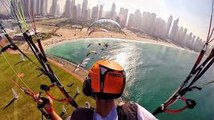 PARAMOTOR FLYING DOWNTOWN DUBAI - Highlights 2014 of Parabatix