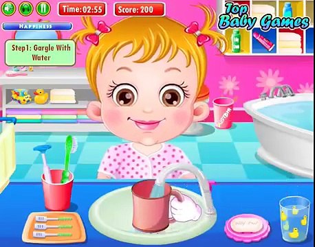 Baby Hazel Brushing Time Games