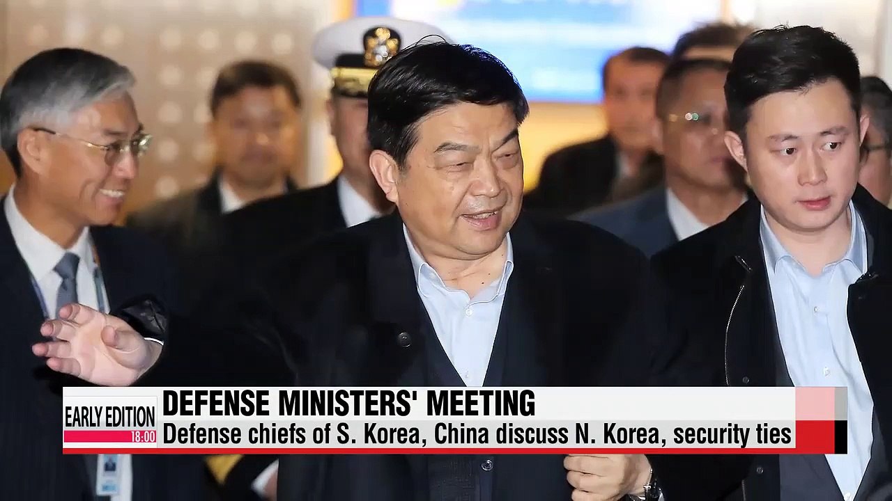 China's defense chief in Seoul for talks on N. Korea, security ties