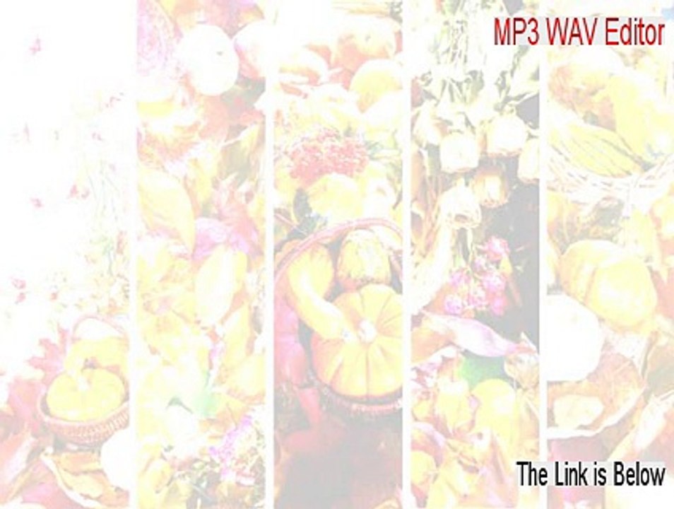 MP3 WAV Editor Full Download [mp3 wav editor online]