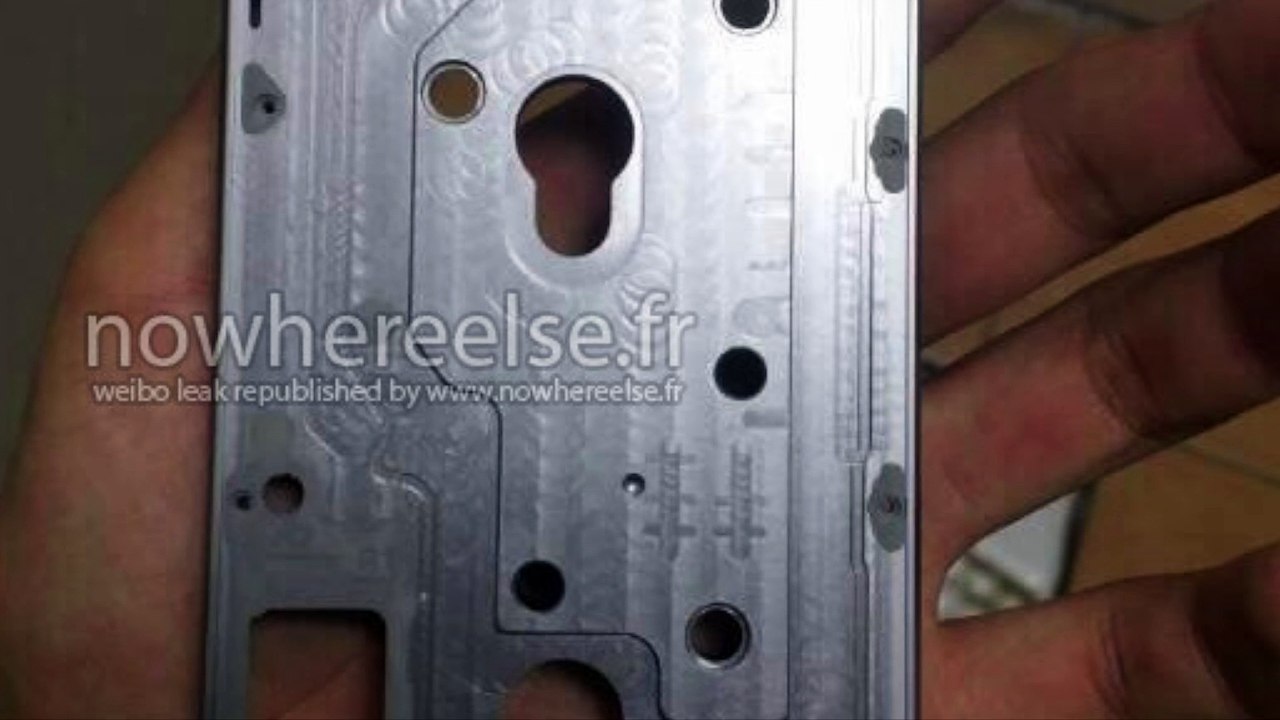 Samsung Galaxy S6 - photos de la coque en métal