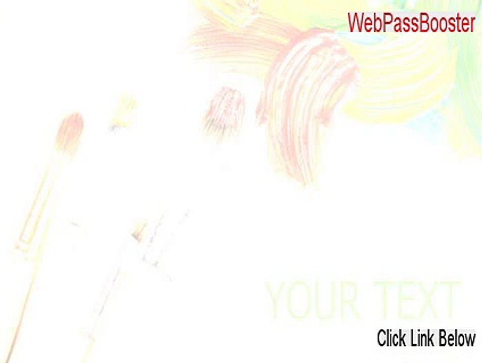 WebPassBooster Cracked - Instant Download (2015)