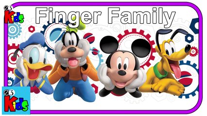 Finger Family Mickey Mouse Song - kids song dady finger rhymes