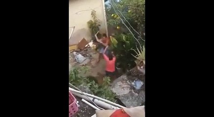 Kocasının kafasında tuğla kıran kadın