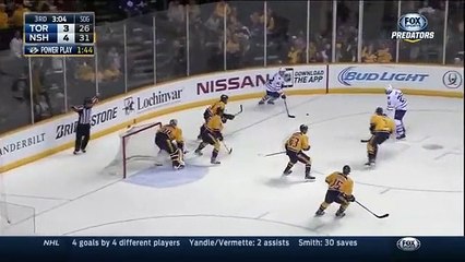 NHL Hutton Save of the year 2015