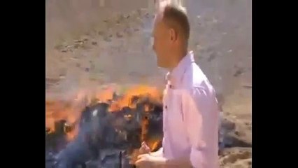 Reporter Gets Accidentally High Next to Burning Heroin Video