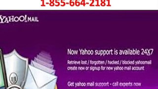 1-855-664-2181 Yahoo Password Recovery Contact Number USA