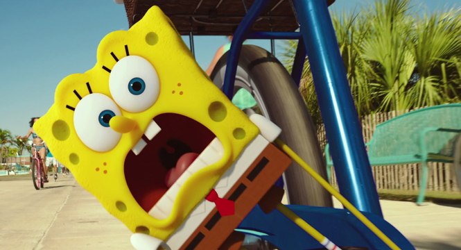 BOB L'EPONGE - A bicyclette [extrait - VF]