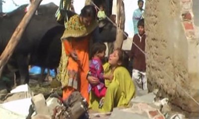 Badin: Police demolished Houses in Operation