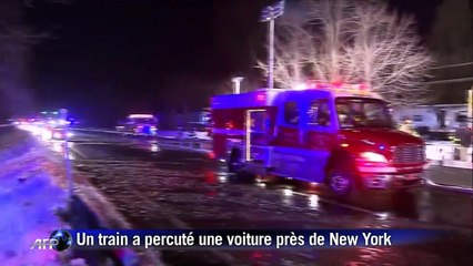 Un train percute une voiture près de New York