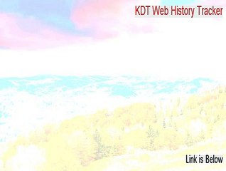 KDT Web History Tracker Serial (Download Here 2015)