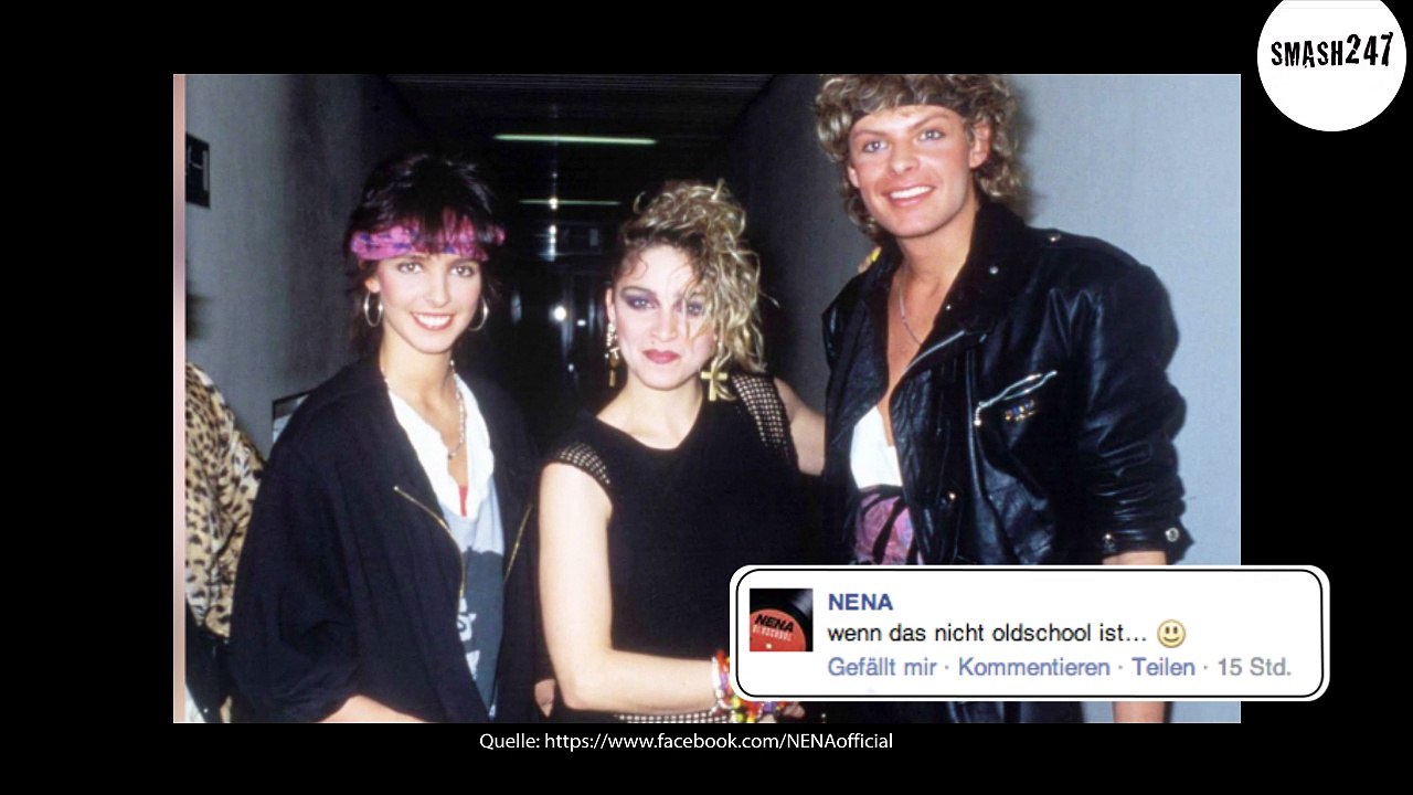 Nena: 80´er oldschool-foto mit madonna!