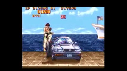 Street fighter destruction de voiture IRL