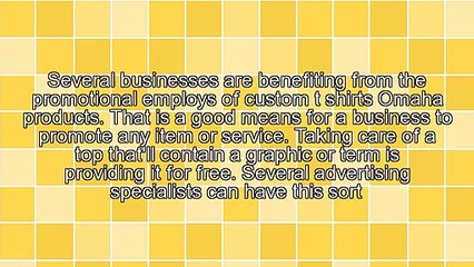 The Benefits Of Custom T Shirts Omaha