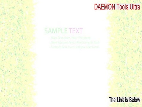 DAEMON Tools Ultra Key Gen (Risk Free Download)