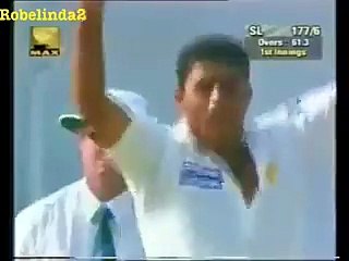 Abdul Razzaq Hat trick in tests against Sri Lanka