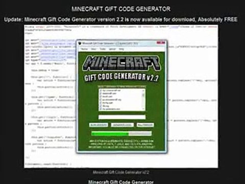 MINECRAFT GIFT CODE GENERATOR 1 4 7 NEW WORKING 2013 FREE MINECRAFT PREMIUM ACCOUNT REDEEM CODES
