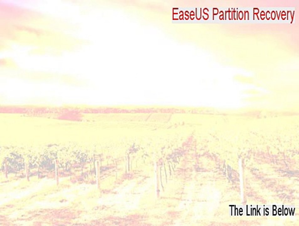 EaseUS Partition Recovery Full [Free of Risk Download]