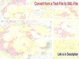 Convert from a Text-File to XML-File Serial [convert text file to xml file in java]