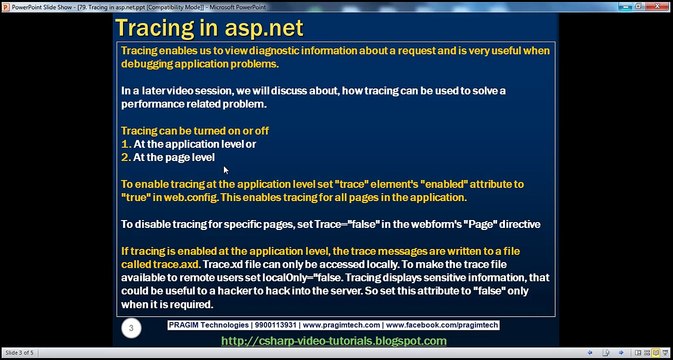 Active-Server-Pages-ASPNET-Tracing-in-aspnet-step-by-step-Lesson-79