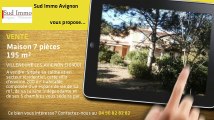 A vendre - maison - VILLENEUVE LES AVIGNON (30400) - 7 pièces - 195m²