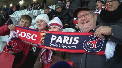 La demi avec les supporters