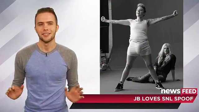 Justin Bieber Responds to Hilarious SNL Calvin Klein Kate McKinnon Parody