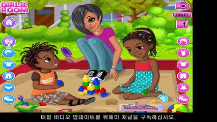 니아는 아이들을위한 게임을 드레스_ 베이비 시터 드레스 게임입니다