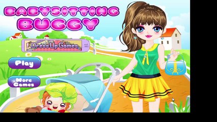 버기에 베이비 시터와 아기_ 게임을 드레스 아이들을위한 게임을 위로 옷을 입으십시오