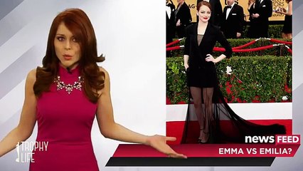 Emma Stone & Emilia Clarke SAG Awards Style 2015