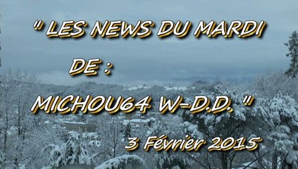 LES NEWS DU MARDI DE MICHOU64 W-D.D. - 3 FÉVRIER 2015 - PAU - UNE JOURNÉE HIVERNALE AVEC DE LA NEIGE..