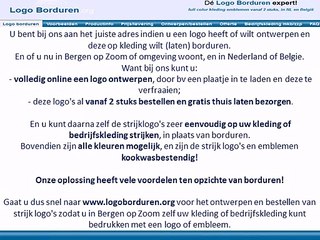 Logo op kleding borduren in Bergen op Zoom