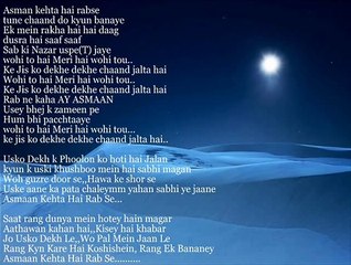 Asman kehta hai Rab se Tu ne Chaand Do Kyun Banaye - Feat. Aftab Shivdasani