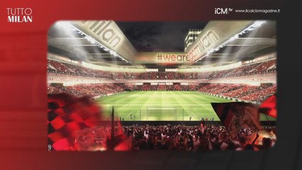 La maquette du nouveau stade du Milan AC